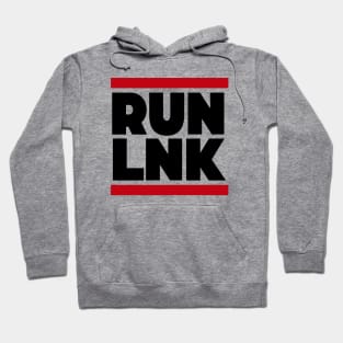 Run LNK // Funny Lincoln Nebraska Parody Hoodie